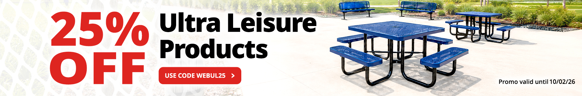 25% off Ultra Leisure Sale